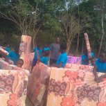 My babies in Africa got their mattresses!!! 