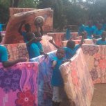 My babies in Africa got their mattresses!!! 