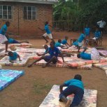 My babies in Africa got their mattresses!!! 