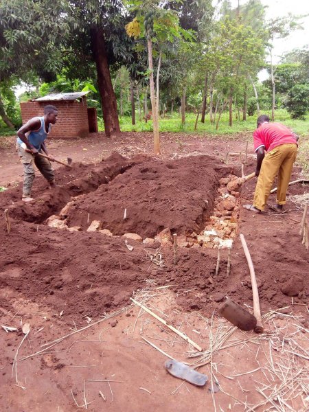 Foundation for New Kitchen