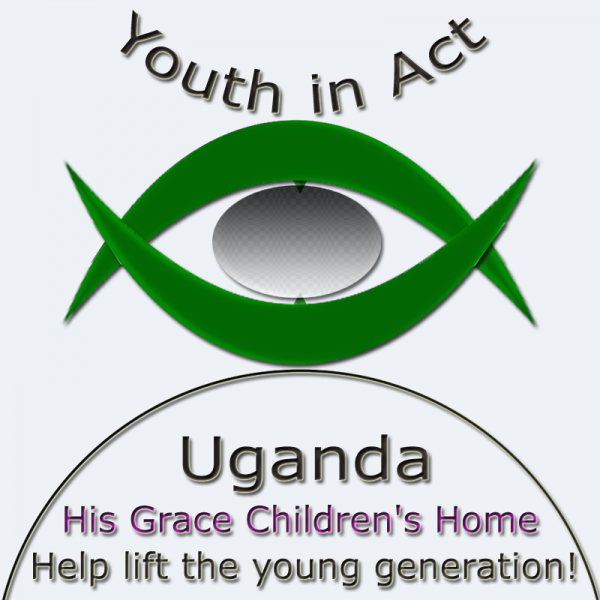 Waiswa John Billy-Youth in Act-Uganda His Grace Children's Home Grey Bkg