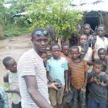 Sandals for the children at the second orphanage branch