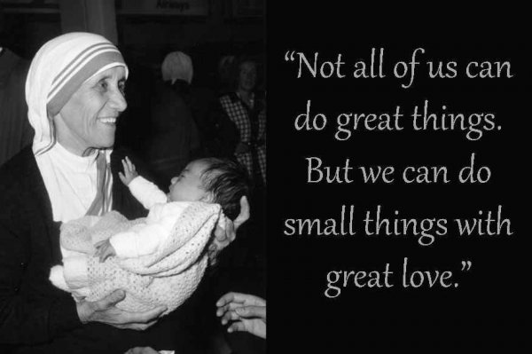 Mother Teresa Thought Gems