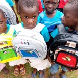 Backpacks received for school!