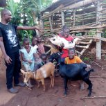 Goats purchased for livelihood!