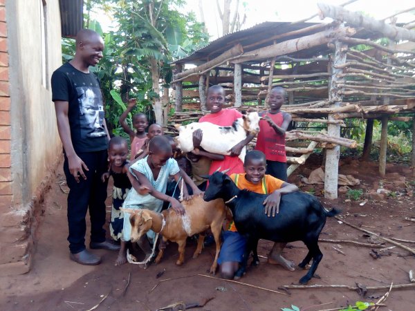Goats purchased for livelihood!