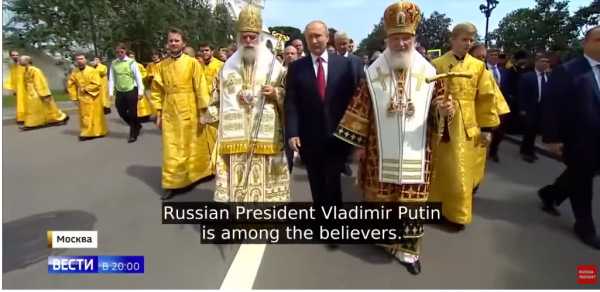 Vladimir Putin Christianity