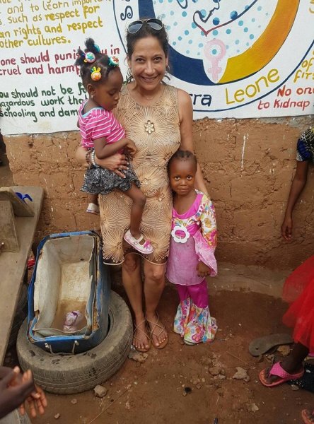 Volunteers at Save The Young Girls Foundation Sierra Leone