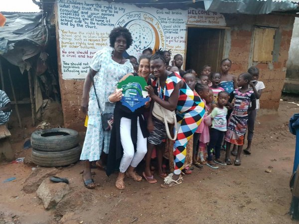 Volunteers at Save The Young Girls Foundation Sierra Leone