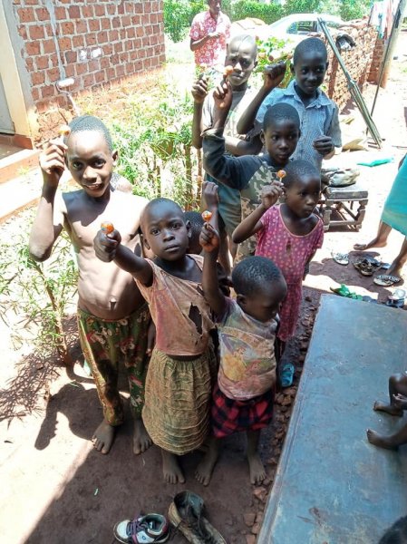 Gianluca Saturno visiting The Butiiki Children's Ministry Jinja Uganda