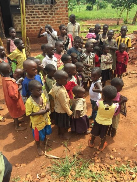 Gianluca Saturno visiting The Butiiki Children's Ministry Jinja Uganda