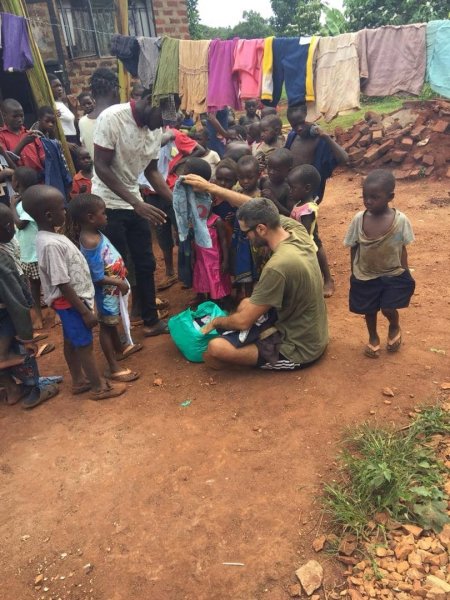 Gianluca Saturno visiting The Butiiki Children's Ministry Jinja Uganda