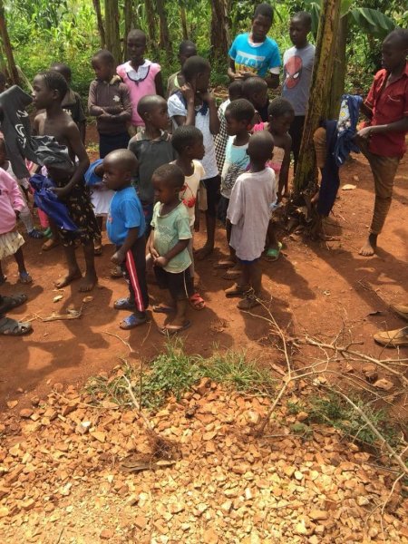 Gianluca Saturno visiting The Butiiki Children's Ministry Jinja Uganda