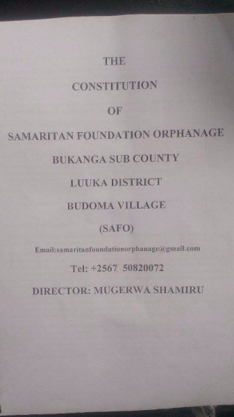 Samaritan Foundation Orphanage Constitution Pg. 10