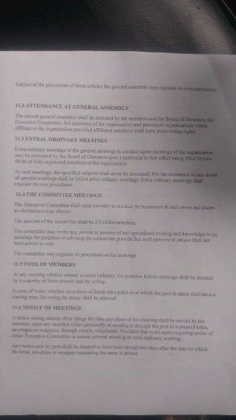 Samaritan Foundation Orphanage Constitution Pg. 3