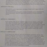 Samaritan Foundation Orphanage Constitution Pg. 1