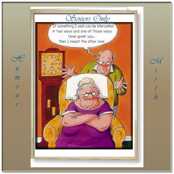 Seniors Only Humour and Mirth