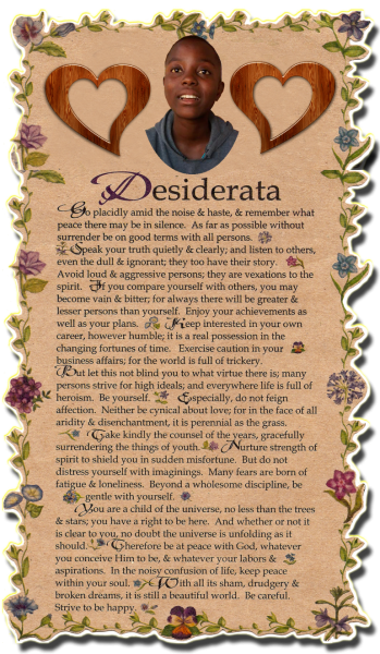 The Desederata