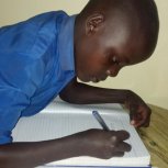 Tonny writing Monica