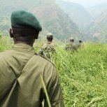 Virunga Park Rangers on patrol