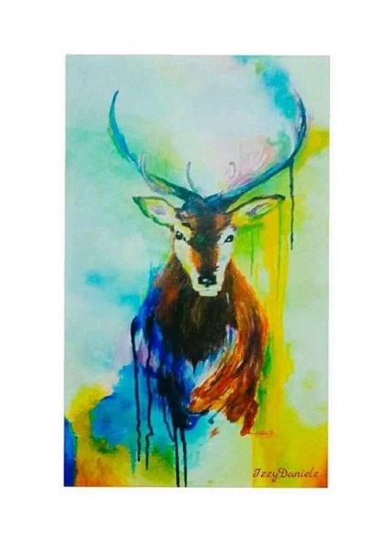 African Gazelle painting