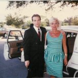 My mom Carol and me