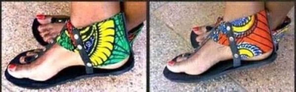 African handmade sandals