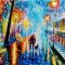 "Lovers" painting