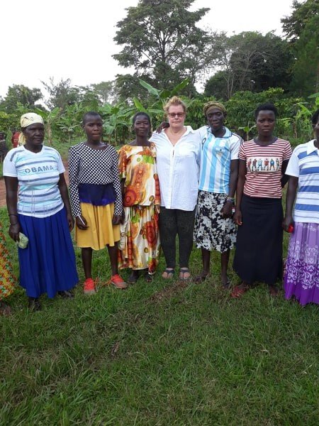 Visitors at Holy Life Orphanage