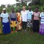 Visitors at Holy Life Orphanage