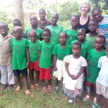 Visitors at Holy Life Orphanage