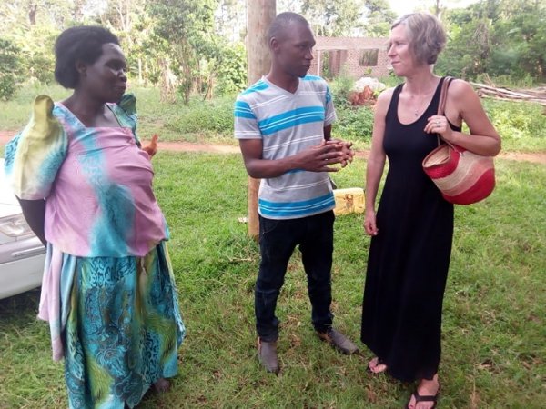 Visitors at Holy Life Orphanage