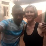 Visitors at Holy Life Orphanage