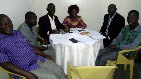 Distributing the New Revelations  (Urantia Books) in Uganda.