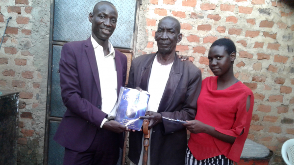 Distributing the New Revelations  (Urantia Books) in Uganda.  