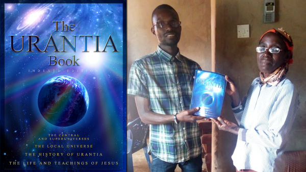 Distributing the New Revelations  (Urantia Books) in Uganda.  