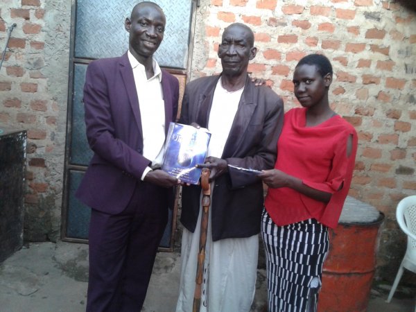 Distributing the New Revelations  (Urantia Books) in Uganda.  