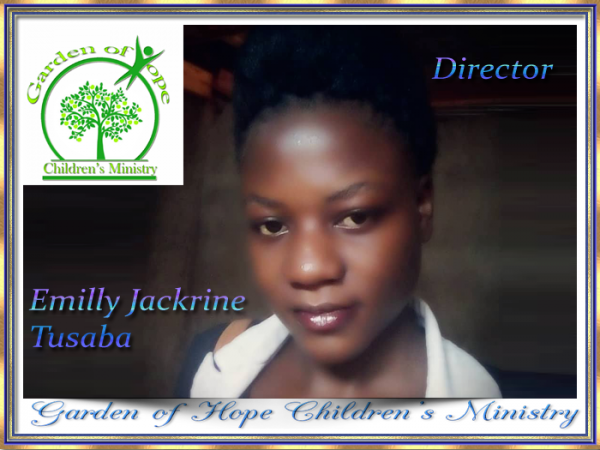 Garden of Hope Children's Ministry Uganda Emilly Jackrine Tusaba 
