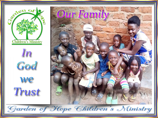 Please consider Sponsoring a child in the Garden of Hope Ministry Family