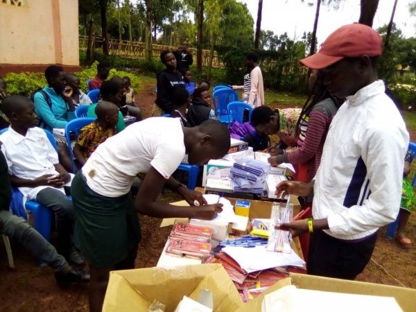 Children's education support at new life africa ministry.