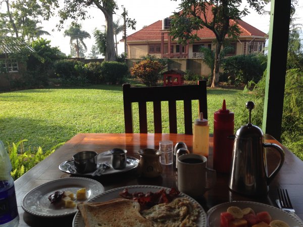 breakfast view from first hotel