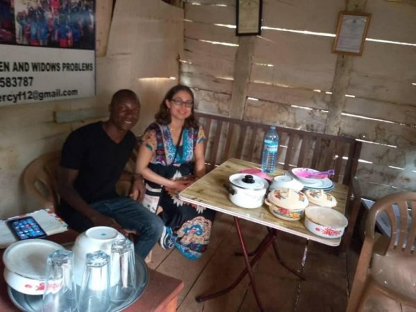 Lunch with Ronald at the orphanage