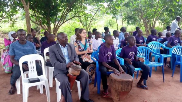 Church service in the village