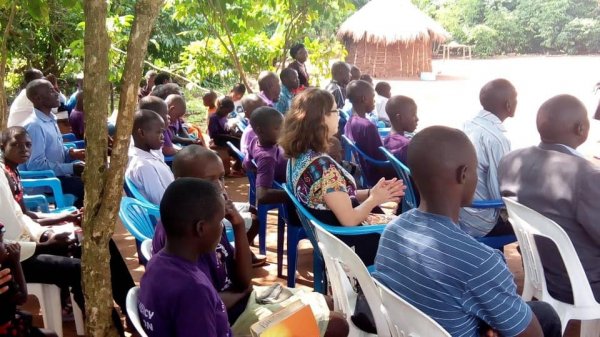 Church service in the village