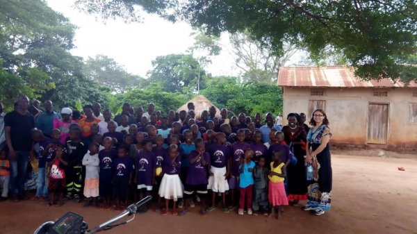 Church service in the village