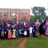 Church service in the village