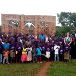 Church service in the village