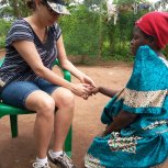 visiting the widows and praying