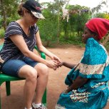 visiting the widows and praying