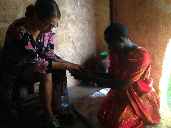 visiting the widows and praying